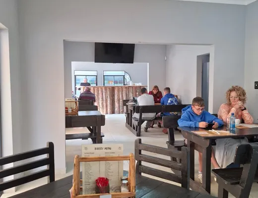 The light, family-friendly dining room inside Aunty Pat's Pantry